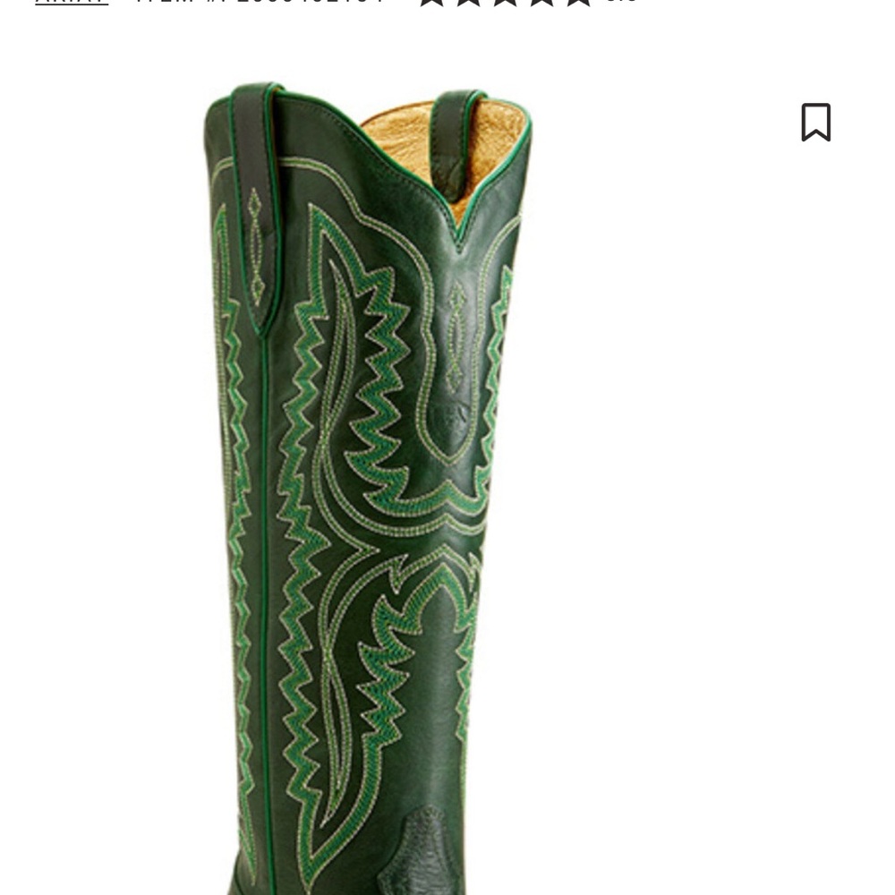 Ariat Green Western Boots